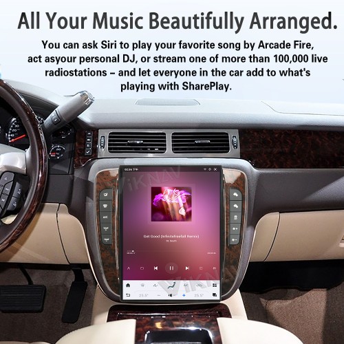 Viknav Upgrade 14 Inch Android Car Radio For GMC YUKON/Chevy Suburban Tahoe 2007-2013 Carplay GPS Navigation Multimedia Stereo Video Player(128GB)