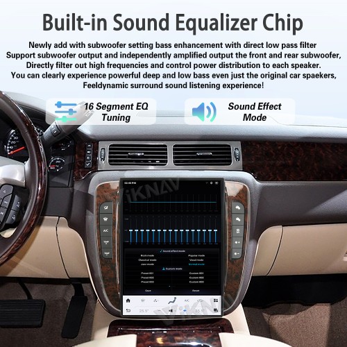 Viknav Upgrade 14 Inch Android Car Radio For GMC YUKON/Chevy Suburban Tahoe 2007-2013 Carplay GPS Navigation Multimedia Stereo Video Player(128GB)