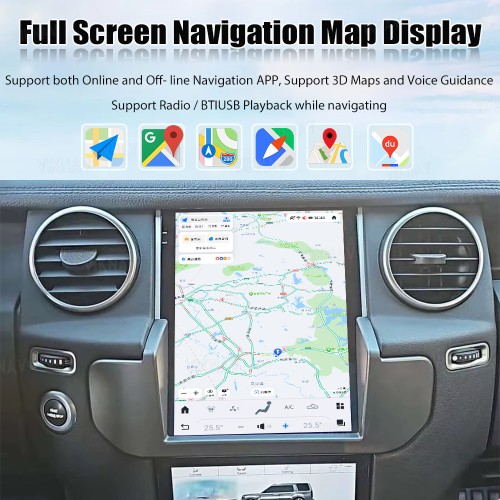 Viknav Android Radio +AC Panel For Land Rover Discovery 4 LR4 2009-2021 Multimedia Player GPS Navigation Stereo Wireless Carplay Android Auto Touch Screen