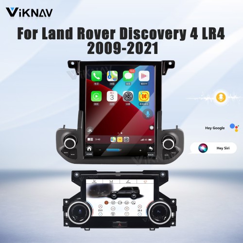 Viknav 10.4 inch  Android Radio +AC Panel For Land Rover Discovery 4 LR4 2009-2021 Multimedia Player GPS Navigation Stereo Wireless Carplay Android Auto Touch Screen