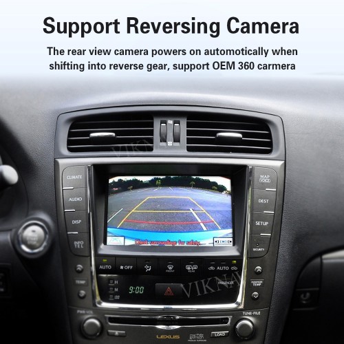 Viknav Android 13 Interface Box for Lexus IS 2005-2024 Wireless CarPlay Decoder Android Auto GPS Navigatipn  Original Car Radio Screen