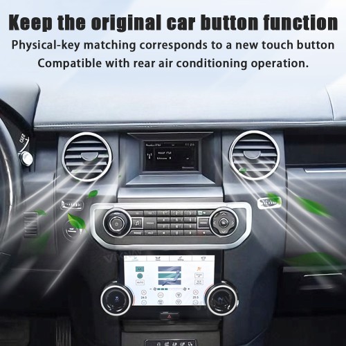 Viknav Android Radio +AC Panel For Land Rover Discovery 4 LR4 2009-2021 Multimedia Player GPS Navigation Stereo Wireless Carplay Android Auto Touch Screen