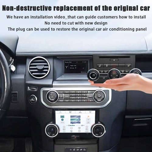 Viknav Android Radio +AC Panel For Land Rover Discovery 4 LR4 2009-2021 Multimedia Player GPS Navigation Stereo Wireless Carplay Android Auto Touch Screen
