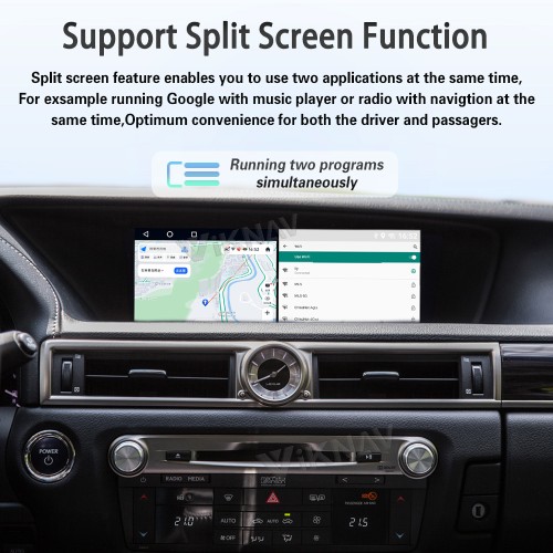 Viknav Android 13 Interface Box for Lexus GS 2012-2018 Wireless CarPlay Decoder Android Auto GPS Navigation  Original Car Radio Screen