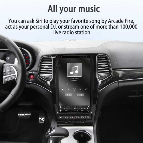 ViKNAV 13.6 Inch Android Car Radio For Jeep Cherokee 2009-2012 CarPlay Android Auto Touch Screen GPS Navigation Stereo Head Unit