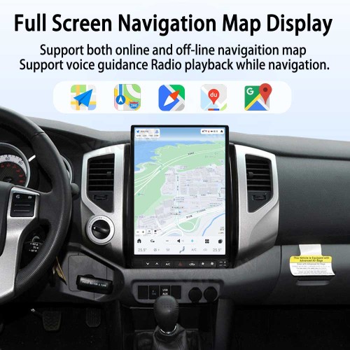 Viknav 13 inch Android Screen Car Radio For Toyota Tacoma 2005-2015 Wireless Carplay Android Auto Multimedia player GPS Navigation Auto StereoTouch Screen