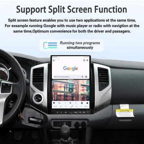 Viknav 13 inch Android Screen Car Radio For Toyota Tacoma 2005-2015 Wireless Carplay Android Auto Multimedia player GPS Navigation Auto StereoTouch Screen