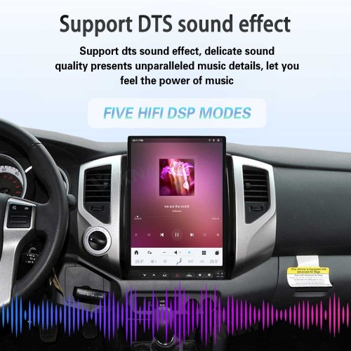 Viknav 13 inch Android Screen Car Radio For Toyota Tacoma 2005-2015 Wireless Carplay Android Auto Multimedia player GPS Navigation Auto StereoTouch Screen