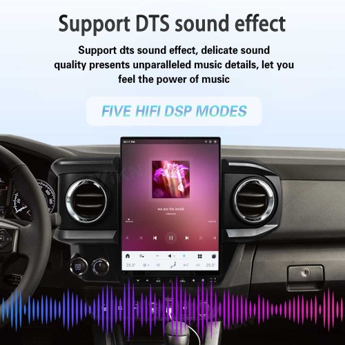 Viknav Android Car Radio For Toyota Tacoma 2016 - 2023 Wireless Carplay Android Auto Multimedia player GPS Navigation Auto StereoTouch Screen