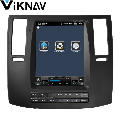 10.4 inch Car Stereo Autoradio GPS Navigation For Infiniti FX35 2008-2011 Multimedia Video Radio Player HD Screen Head Unit(64GB)