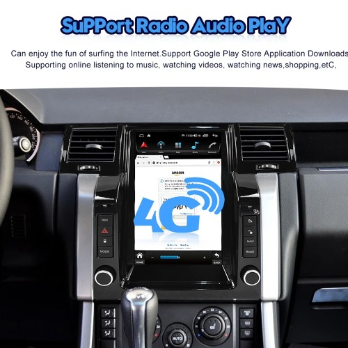 12.1 Inch Tesla Style Car Radio For Range Rover Sport 2005-2009 Android GPS Navigation Auto Multimedai Player Carplay(64GB)