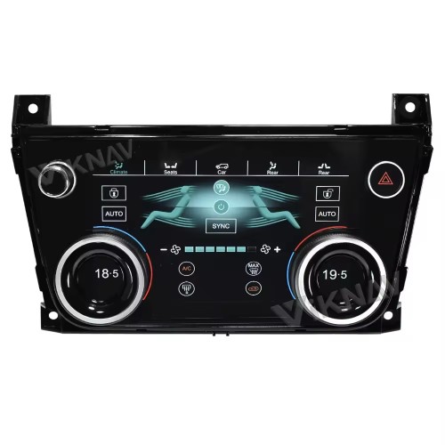 10.4 Inch LCD Climate Screen AC Panel For Jaguar XJ XJL 2009-2018 Air Conditioning Board Temperature Control Knobs New Terrain