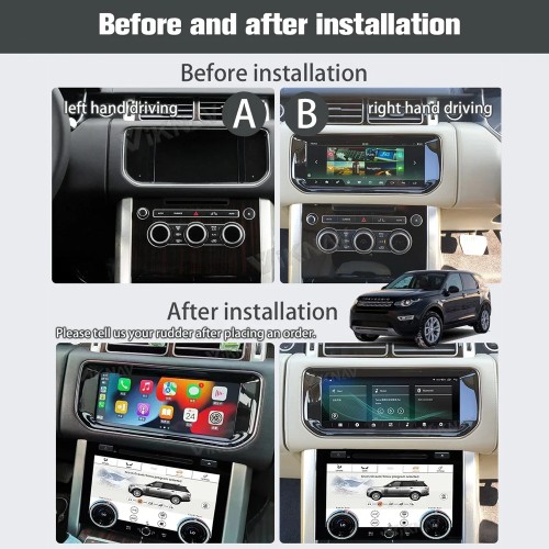 10.25 Inch Android For Land Range Rover Vogue Sport 2013-2017 Car Radio GPS Navigation Multimedia Video Player 2Din Head Unit (64GB Harman)