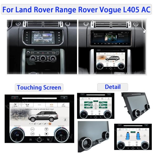 10.4inch Air Condition Board For Land Range Rover Vogue L405 2013-2017 Air conditioning climate panel with day and night mode（AC）