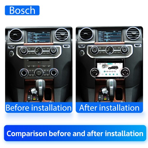LCD Climate AC Panel For Land Rover Range Rover Sport L320 2010-2013 Climate Seating Air Conditioner Control ALL Terrain Display（Bosch）