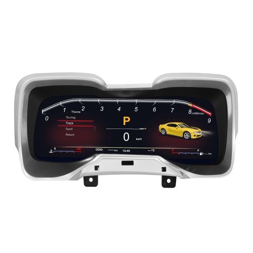 Viknav 12.3 Inch Digital Dash Instrument Cluster Replacement For Chevrolet 5th Gen Camaro 2010-2015 Linux LCD Cluster Display Speedometer Guage