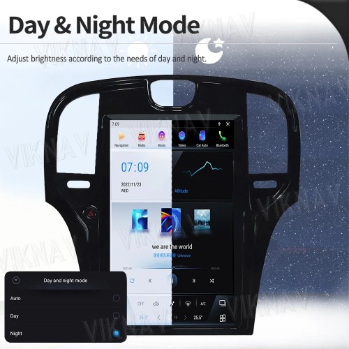 Android Qualcomm For Chrysler 300C 2013-2017 2018 2019  Car Radio CarPlay 8 Core Autoaudio Navigation Stereo 2 Din(Chrysler-128GB)