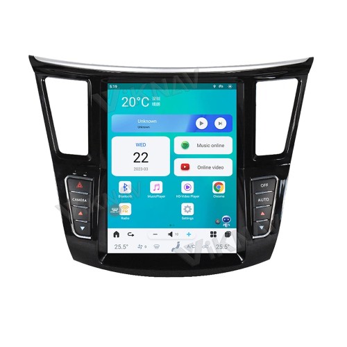 Viknav 12.3 Inch Car Radio For Infiniti QX60 JX35 2011-2020 Multimedia Player GPS Carplay 4G WIFI Head Unit Stereo Receiver(128GB)
