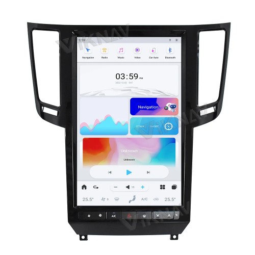 Viknav 14.4 Inch Car Radio For Infiniti FX35 QX70 2009-2013 Multimedia Player GPS Carplay 4G WIFI Head Unit Stereo Receiver(128GB)