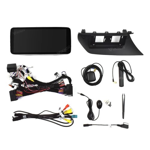 Viknav 12.3 Inch Android 8 Core Car Player Multimedia Radio For Benz GLK Class X204 2008-2016 GPS Navigation(NTG4.0)