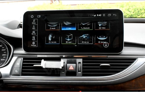 12.3inch Car Radio DVD multimedia player For Audi A6 A6L A7 2012-2019 auto audio GPS navigation stereo receiver(128GB)