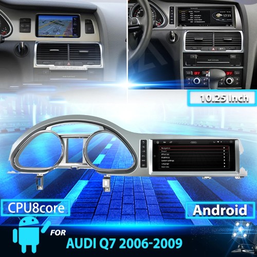 Car Multimedia Player For AUDI Q7 2006 2007 2008 2009 HD Screen WIFI Radio Player GPS Navigation(128GB)