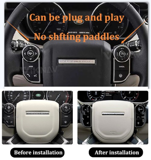 For Land Rover Range Rover Steering Wheel Touch Buttons Knob discovery 5 Vogue L405 sport L494 2013-2017 Control Keys old change new