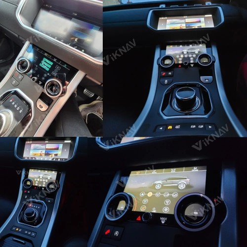 Viknav For Range Rover Evoque L538 2012-2018 Car Radio Stereo Replacement GPS Multimedia Plyer With AC Panel Climate Control(Bosch-Host-64)