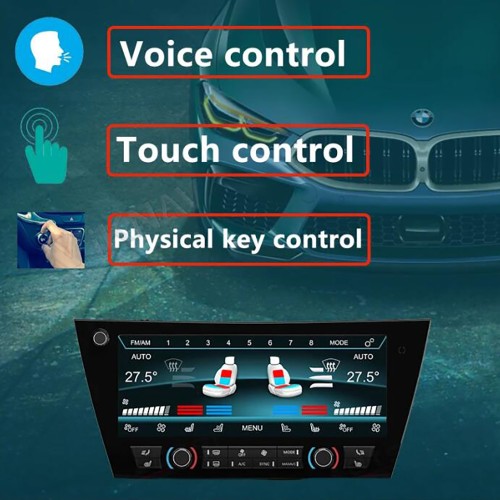 Viknav Car Climate Control For BMW X5 F15 X6 F16 2014-2019 AC Panel Touch Board LCD Digital Dashboard Air Conditioning Screen