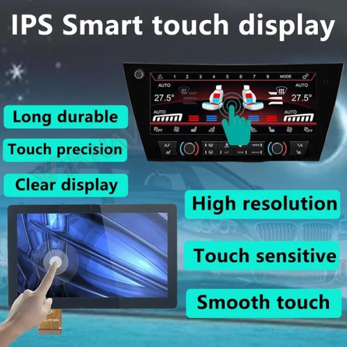 Viknav Car Climate Control For BMW X5 F15 X6 F16 2014-2019 AC Panel Touch Board LCD Digital Dashboard Air Conditioning Screen