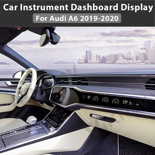 Android LCD Copilot Display For AUDI  A4 A5 A6 Q7 2016-2020 Car Instrument Dashboard Display Multimedia Unit Head