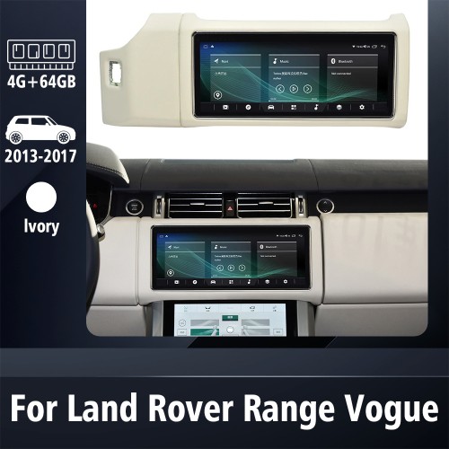 12.3 Inch Touch Screen Car Radio For Land Rover Range Rover Vogue L405 2013-2017 Multimedia Player GPS Navigation Head Unit (Ivory 64GB)