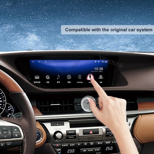 Viknav 10.25 Inch Android Car Multimedia DVD Player For Lexus ES ES300 ES250 ES350 ES300h 2014-2017 GPS Navigation CAR Radio Player(128GB)