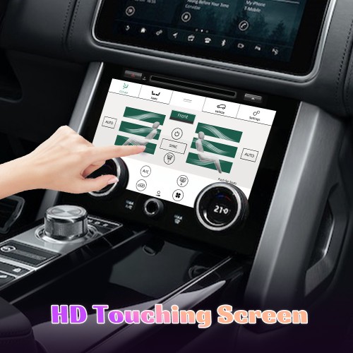 Viknav Suitable for Land Rover Range Rover Vogue L405 Air Conditioner Climate Control AC Panel 10.4 Inch LCD Touch Screen 2013-2017 (AC with CD)