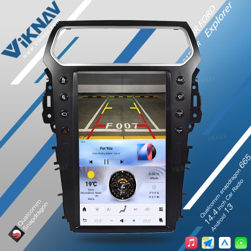 Viknav For Ford Explorer 2011-2019 Multimedia car radio GPS navigation android head unit stereo player carplay(s3 128GB)
