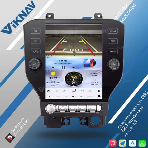 Viknav Car stereo For FORD Mustang Android Car Radio 2014-2021 Car GPS Navigation Multimedia Radio Player CARPLAY Auto Stereo(128GB)