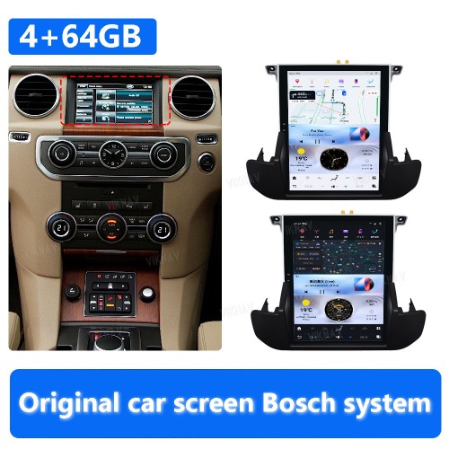 Viknav Car Radio For Land Range Rover Discovery 4 2011-2013 Touch Screen Android AUTO wireless Carplay GPS Navigation Multimedia player(Bosch-64GB)