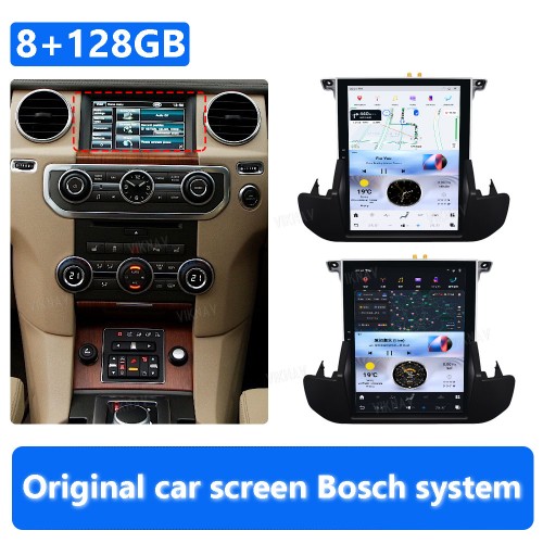 Viknav Car Radio For Land Range Rover Discovery 4 2011-2013 Touch Screen wireless Carplay GPS Navigation Multimedia player(Bosch-128GB)