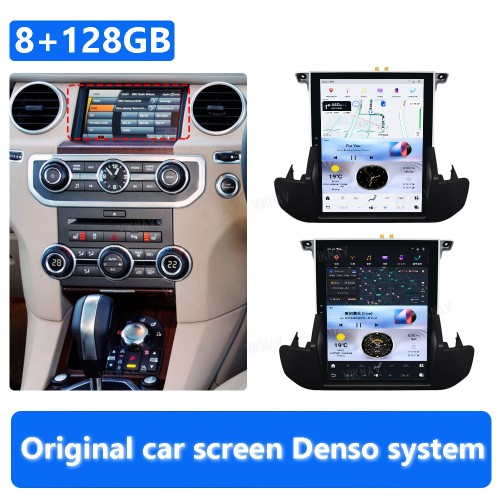 Viknav Car Radio For Land Range Rover Discovery 4 2011-2013 Touch Screen wireless Carplay GPS Navigation Multimedia player(Denso-128GB)