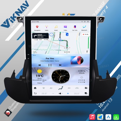 Viknav Car Radio For Land Range Rover Discovery 4 2011-2013 Touch Screen wireless Carplay GPS Navigation Multimedia player(Denso-128GB)