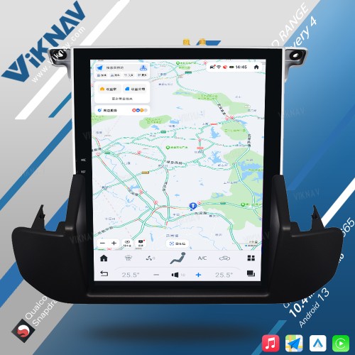 Viknav Car Radio For Land Range Rover Discovery 4 2011-2013 Touch Screen wireless Carplay GPS Navigation Multimedia player(Denso-128GB)
