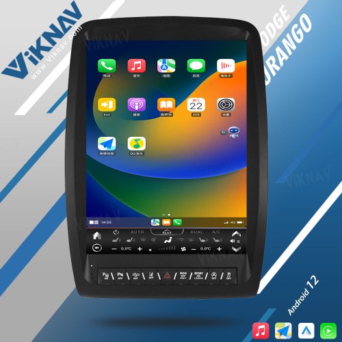VIKNAV  Android Car Stereo Radio For Dodge Durango 2011-2020 HD Touch Screen 8G GPS Navigation Multimedia Player Head Unit  (64GB)