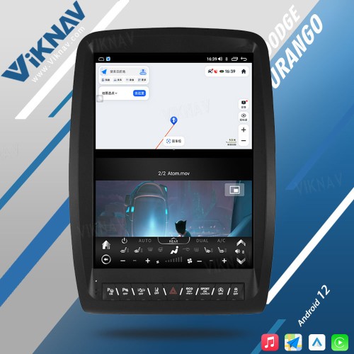 VIKNAV  Android Car Stereo Radio For Dodge Durango 2011-2020 HD Touch Screen 8G GPS Navigation Multimedia Player Head Unit  (64GB)