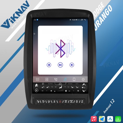 VIKNAV  Android Car Stereo Radio For Dodge Durango 2011-2020 HD Touch Screen 8G GPS Navigation Multimedia Player Head Unit  (64GB)