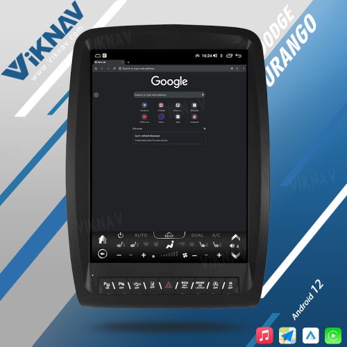VIKNAV  Android Car Stereo Radio For Dodge Durango 2011-2020 HD Touch Screen 8G GPS Navigation Multimedia Player Head Unit  (64GB)