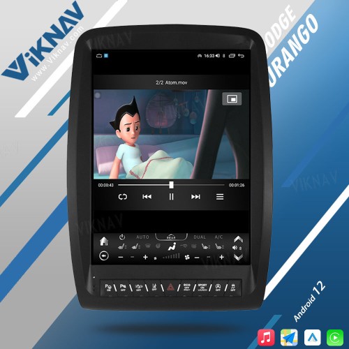 VIKNAV  Android Car Stereo Radio For Dodge Durango 2011-2020 HD Touch Screen 8G GPS Navigation Multimedia Player Head Unit  (64GB)