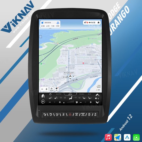VIKNAV  Android Car Stereo Radio For Dodge Durango 2011-2020 HD Touch Screen 8G GPS Navigation Multimedia Player Head Unit  (64GB)