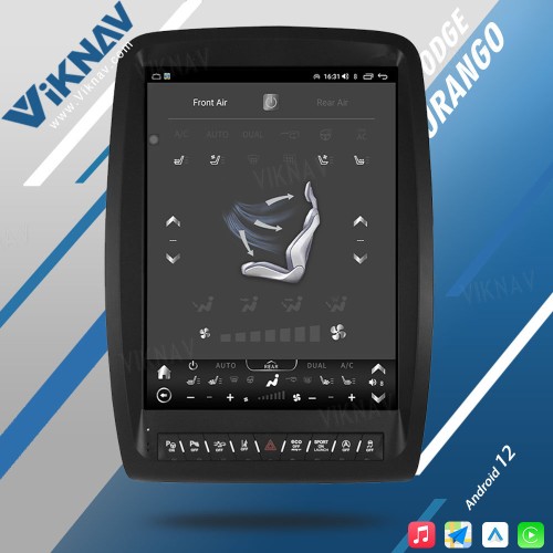 VIKNAV  Android Car Stereo Radio For Dodge Durango 2011-2020 HD Touch Screen 8G GPS Navigation Multimedia Player Head Unit  (64GB)