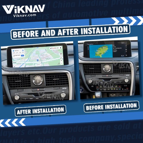 Viknav Android Auto Car Radio For LEXUS RX 2020-2021 Vertical Screen wireless Carplay GPS Navigation Multimedia Video Player Head Unit(128GB)