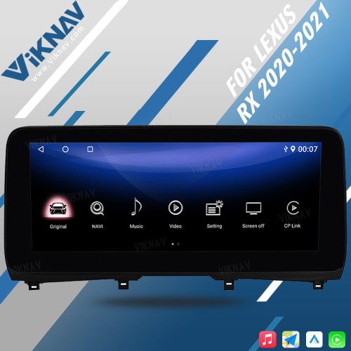 Viknav Android Auto Car Radio For LEXUS RX 2020-2021 Vertical Screen wireless Carplay GPS Navigation Multimedia Video Player Head Unit(128GB)